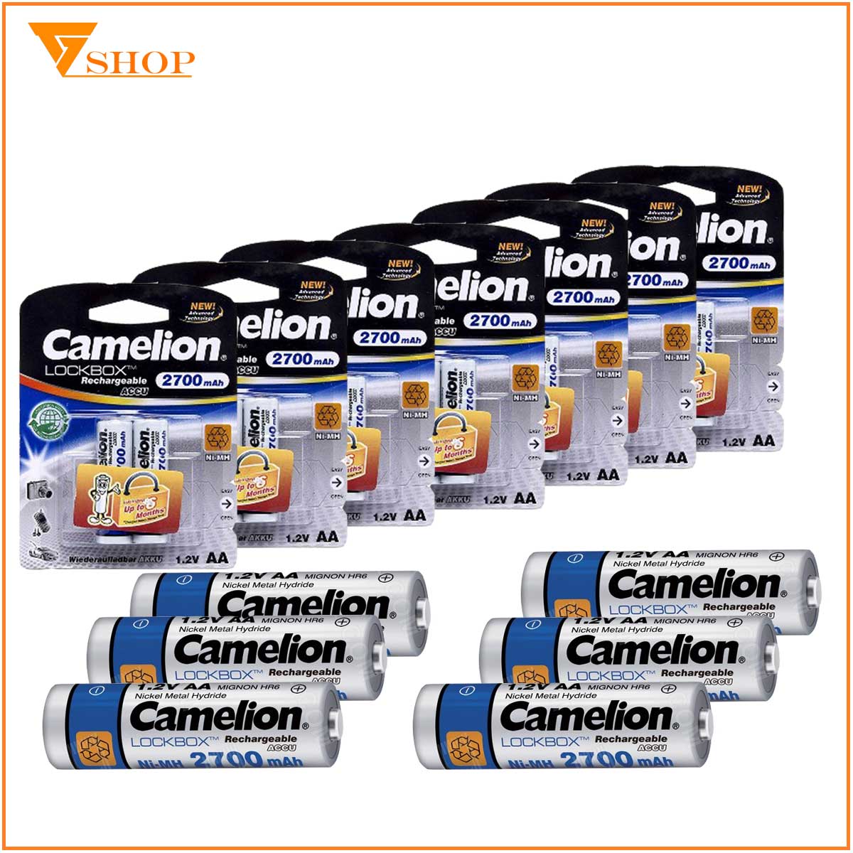 Pin sạc máy ảnh Camelion